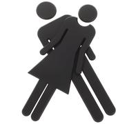 Restroom Signs Men's and Women's Toilet Identification Sign