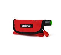 Restube Unisex's Active Automatic Open Buoyancy Aid That Instantly & Automatically Inflates When Hitting Carriable by Drones-Wild Swimming Safety Buoy for Water Rescue Professionals, Red/Black