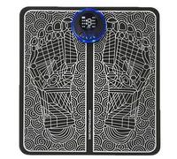 Restural EMS Electrical Stimulation for Foot Drop, EMS Foot Massager with Remote Control, Multi-Mode Nerve and Muscle Relief for Blood Circulation, Portable for Home and Office Use (Black×2)