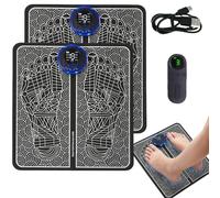 Restural EMS Electrical Stimulation for Foot Drop, Fix Foot Drop from Home, Multi-Mode Nerve and Muscle Relief for Blood Circulation, Portable for Home and Office Use (2PCS)