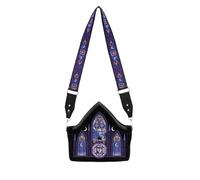 Restyle Aurora Cross Body Bag Northern Lights Embroidery Gothic Purse Handbag
