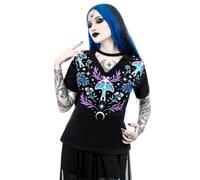 Restyle Clothing - Enchanted Forest - Moonglow Whimsical Gothic Choker Top Cottagecore Black