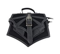 Restyle Clothing - Night Creature - Gothic Bat Wing Black Casual Shoulder Bag