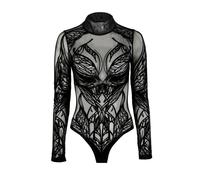 Restyle - Elven Whispers Ethereal With Wings Black - Body - black - M - 90% Nylon, 10% Elastane M