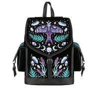 Restyle Enchanted Forest Backpack Magic Gem Velvet Goth Witch Moth Embroidery