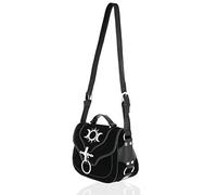Restyle Triple Goddess Pagan Bag Moon Phases Gothic Wicca Vegan Suede Handbag