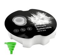 Resuable Powerdisk Compatible with Miele AutoDos Dishwasher, Eco-Friendly Empty Dishwasher Detergent Cartridge, Refillable Any Dishwasher Detergent/Liquid Freely, Food-Grade PP Material