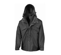 Result 3-in-1 Waterproof Zip and Clip Fleece Lined Jacket RS68