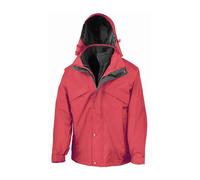 Result 3-in-1 Waterproof Zip and Clip Fleece Lined Jacket RS68