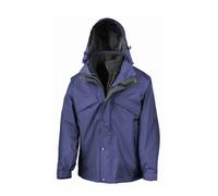 Result 3-in-1 Waterproof Zip and Clip Fleece Lined Jacket RS68