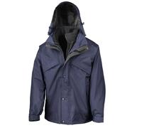 Result 3-in-1 Zip and Clip Jacket Outdoor Winter Warm Coat Full Zip
