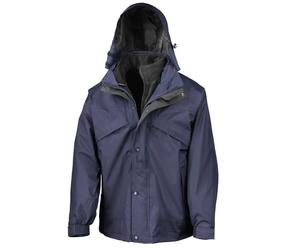 Result 3-in-1 Zip and Clip Jacket Outdoor Winter Warm Coat Full Zip