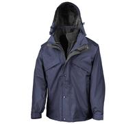 Result 3-in-1 zip and clip jacket R068X - Mens, Double-stitched taped seams