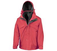 Result 3-in-1 zip and clip jacket R068X - Mens, Double-stitched taped seams