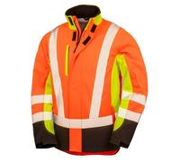 Result 3-layer Printable 3-Tone Safety Softshell Lightweight Work Jacket
