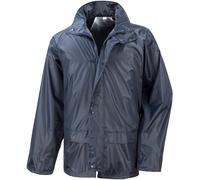 Result ADULT RAIN JACKET Waterproof Hooded Coat Over Windproof Fishing Unisex
