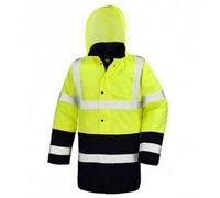 Result Adults Unisex Core Motorway Two Tone Safety Jacket