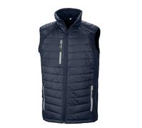 Result Black Compass Padded Softshell Gilet Unisex Bodywarmer Jacket