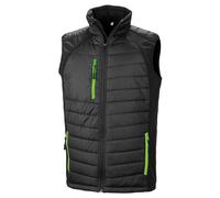 Result Bodywarmer Gilet Vest Recycled Compass Padded Softshell Top Zip Pockets