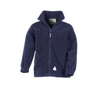 Result Full Zip Active Anti Pilling Fleece Jacket in Navy | Size: 8-10 Years Result Navy 8-10 Years