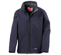 (L, Navy) Result Childrens Unisex Waterproof Classic Softshell 3 Layer Jacket