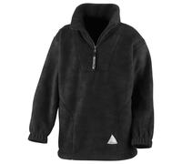 Polartherm Zip Neck Fleece Top Result Black 10-12 Years