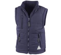 (5-6 Years, Navy) Result Childrens/Kids Ultra Padded Gilet