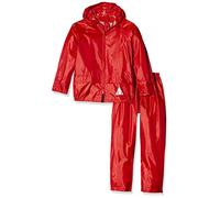 Result Kids RE95J Heavyweight Waterproof Jacket/Trouser Suit - Red, Medium/Size 7/8