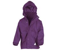 Result Childrens Reversible Storm Stuff Jacket-9/10 Purple