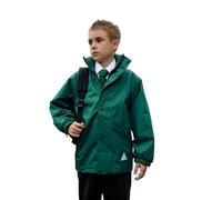 Result Childrens Reversible Storm Stuff Jacket, Bottle Green/Bottle Green, 9/10