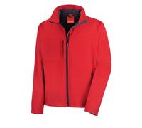 Result Classic softshell jacket R121M - Mens, Inner storm flap