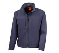 Result Classic softshell jacket R121M - Mens, Inner storm flap