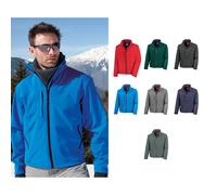 Result Classic softshell jacket R121M - Mens, Inner storm flap