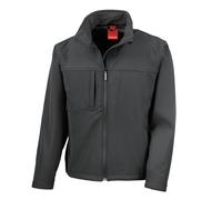 Result Classic softshell jacket R121M - Mens, Inner storm flap