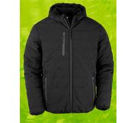 Result Black Compass Padded Winter Jacket Extra Large Black/Black