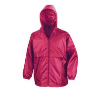 RESULT CORE ADULT WINDCHEATER RAINCOAT - FUNKY PINK OR PURPLE S-XXL JACKET COAT