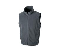 (XL, Charcoal) Result Core Adults Unisex Microfleece Gilet