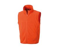 (3XL, Orange) Result Core Adults Unisex Microfleece Gilet