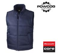 Result Core Bodywarmer - Lightweight, Water Repellent, Unisex, XS-3XL Black/Navy