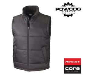 Result Core Bodywarmer - Lightweight, Water Repellent, Unisex, XS-3XL Black/Navy