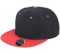 Result Cap Bronx Original - Flat Peak Snapback - Dual Colour Black/Red