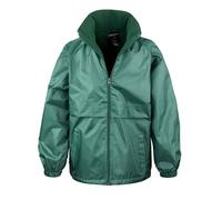 Fleece Lined Jacket Result Core Bottle Green 5-6 Years