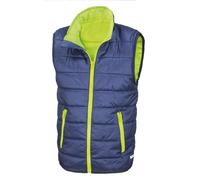 (3-4 Years, Navy/Lime) Result Core Childrens/Kids Padded Body Warmer