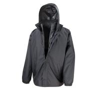 Result Jacket R215X Core 3-in-1 with Quilted Bodywarmer - Black X-Small