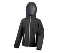 Result Softshell Jacket Core Junior Waterproof Windproof Fleece Hooded