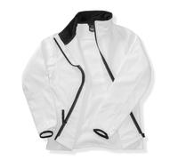 Result Men's Printable Softshell Jacket Core – Recycled Inner Fleece – L White/Black