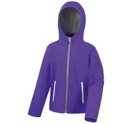 Result Core Hooded Softshell Jacket in Purple | Size: 7-8 Years Result Purple 7-8 Years