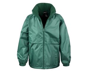 Result Core Junior Microfleece Lined Jacket R203J-Y - Waterproof Childrens Coat