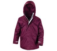 Result Core Junior Winterwear Parka R207J - Childrens Kids Long Coat Warm Jacket