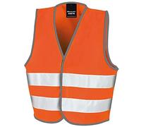 Result Core Kids Unisex Hi-Vis Safety Vest (4-6) (Fluorescent Orange)